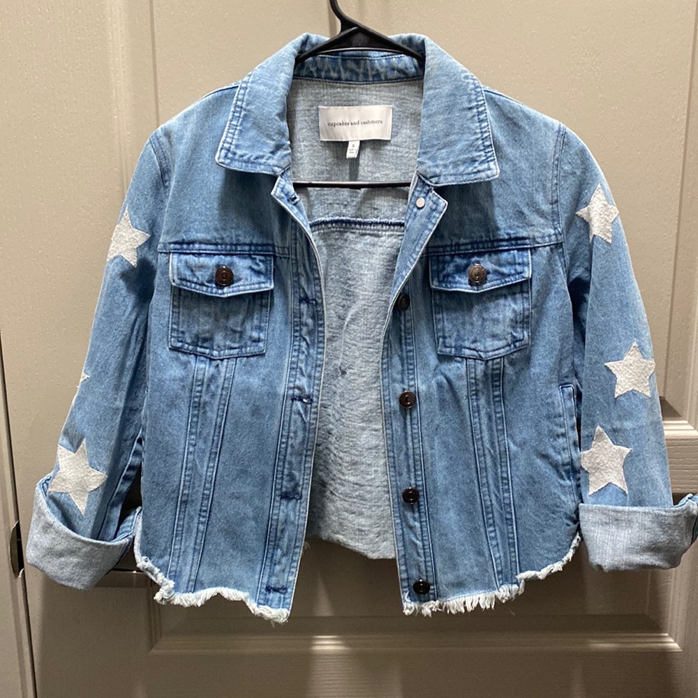 Cupcakes and cashmere denim jacket
